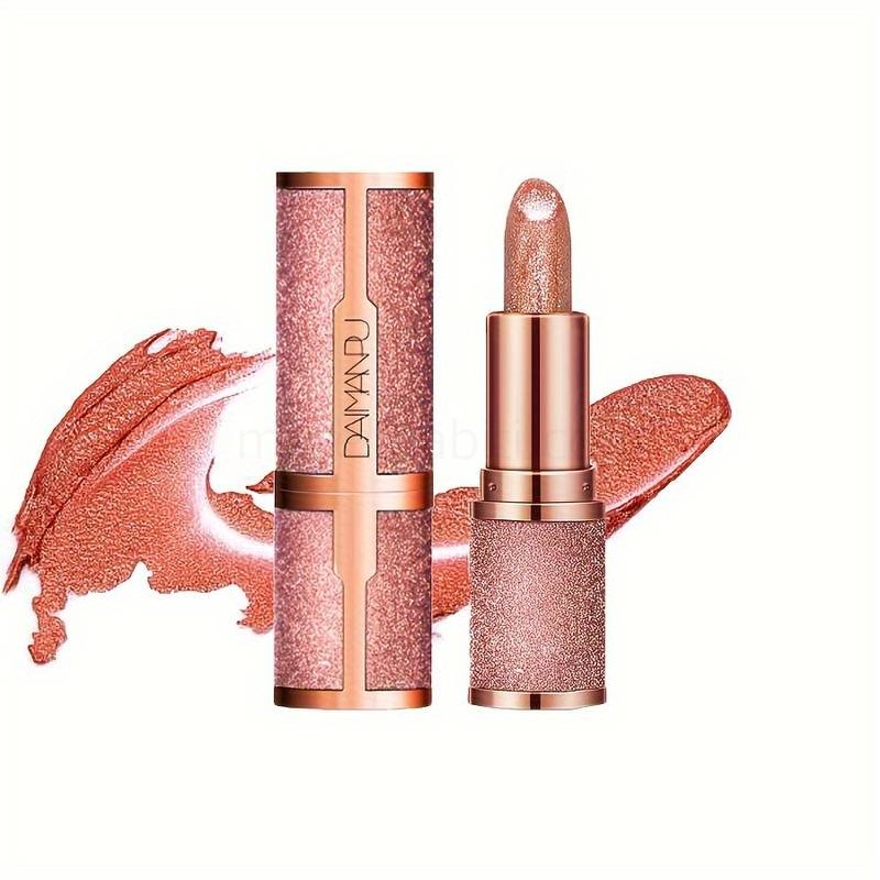 (image for) 1pc Sparkly Lip Gloss, Glittering & Glossy Waterproof Lip Tint, Makes Your Lips Soft & Shiny, Makeup & Cosmetics