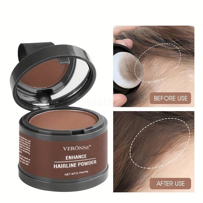 (image for) 1pc Hairline Shadow Powder, Quick Cover Hairline Powder, Stain-Proof 48 Hour Formula, Root Touchup Hairline Powder, with plant squalane